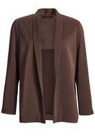 Oversized Blazer aus Satin
