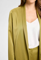 Oversized Blazer aus Satin