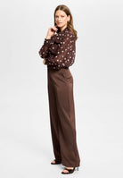 Schluppenbluse mit Polka Dots