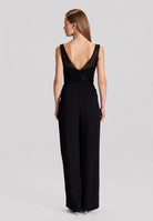 Jumpsuit mit Stickerei