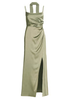 Abendkleid aus Stretch Satin