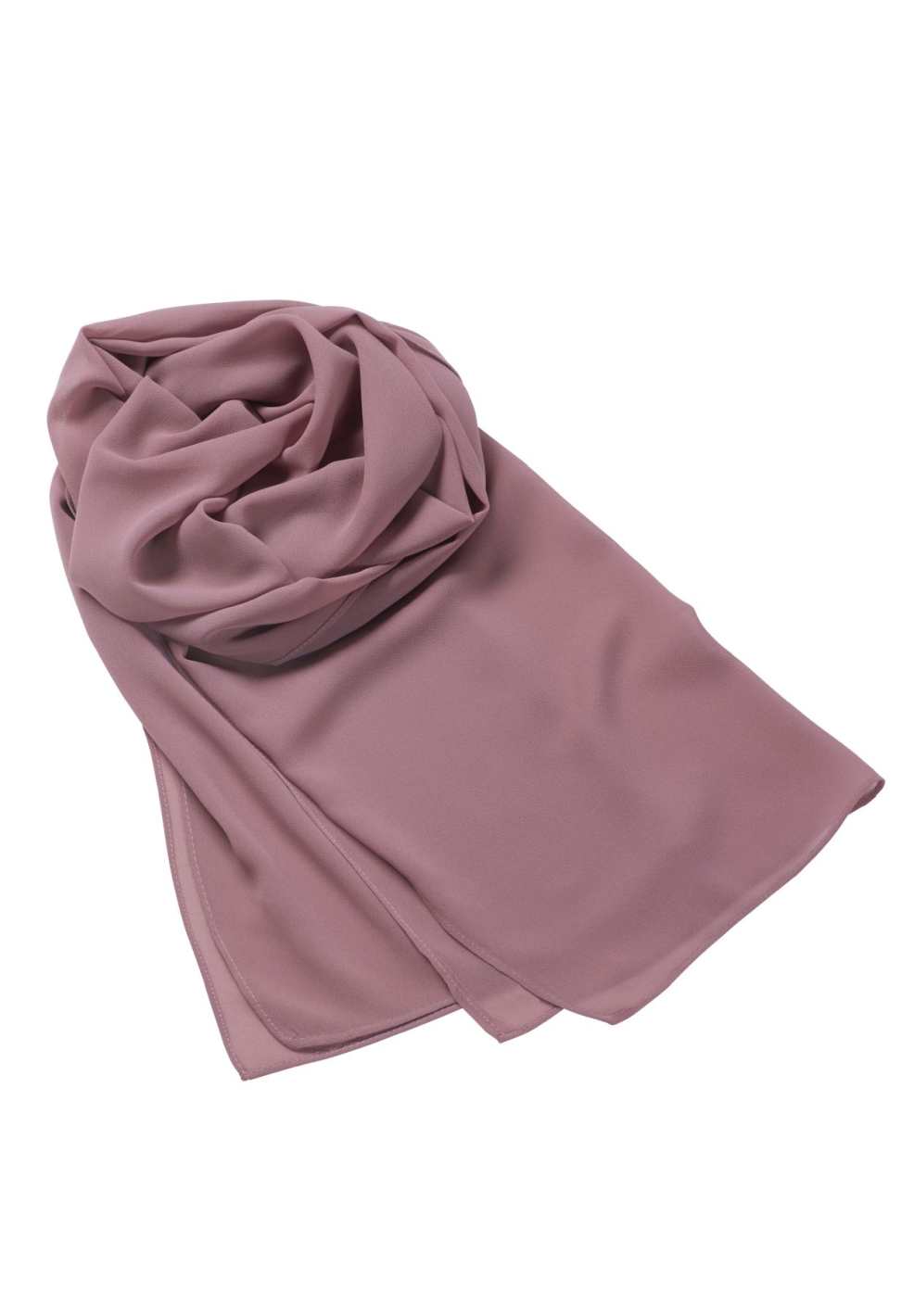 Zarte Chiffon-Stola im geraden Schnitt