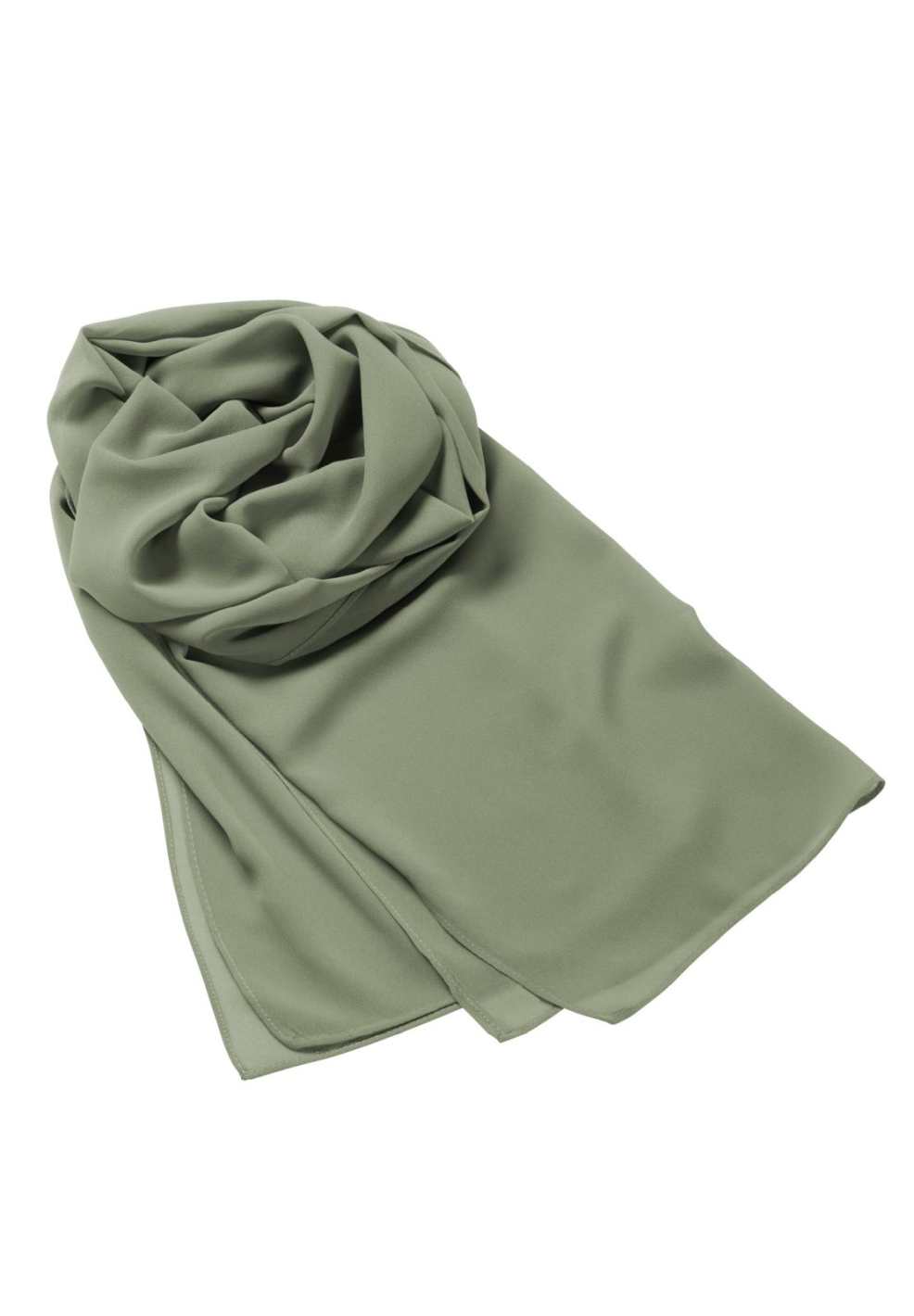 Zarte Chiffon-Stola im geraden Schnitt