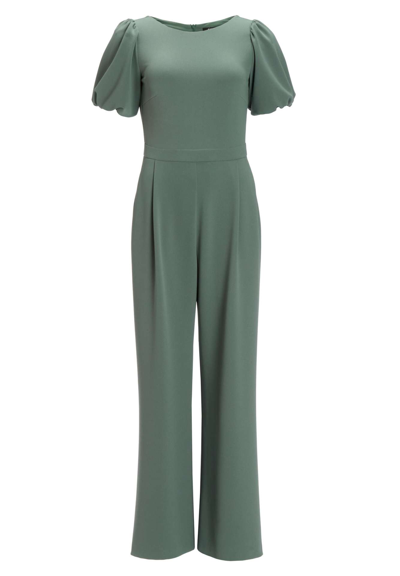 Jumpsuit aus Crepe Jersey mit Ballonärmeln