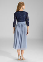 Bolero aus Spitze mit Bogenkante