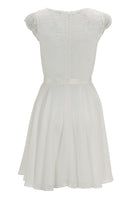 Cocktailkleid mit Spitzenoberteil und Chiffon Rock