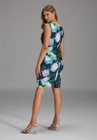 Cocktailkleid aus bedrucktem Scuba