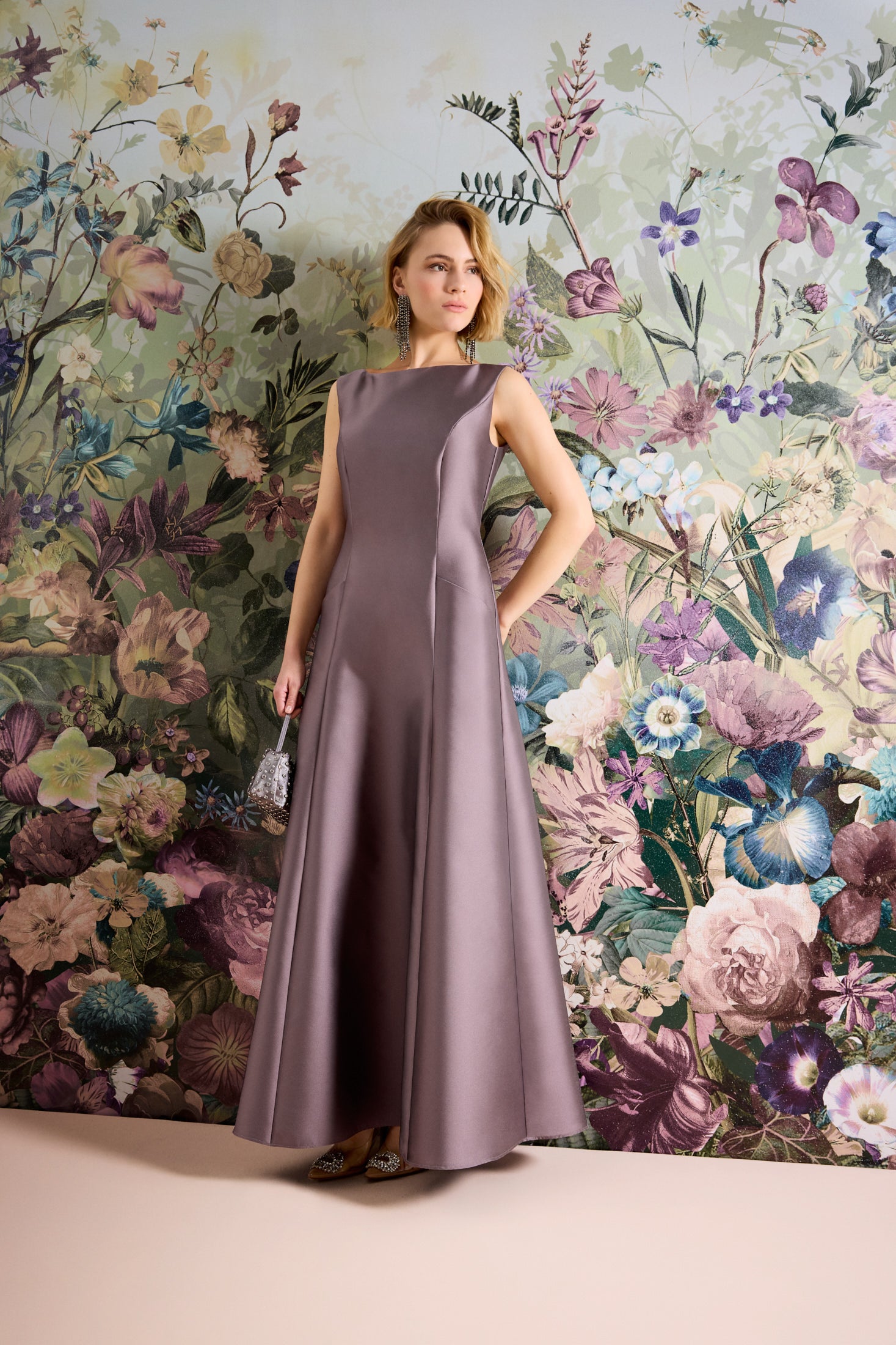 Robenartiges Abendkleid 