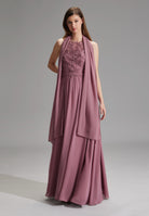 Stola aus Chiffon rose berry One Size