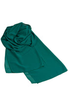Stola aus Chiffon pine green One Size