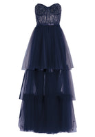 Vokuhila-Kleid mit Corsagentop