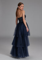 Vokuhila-Kleid mit Corsagentop