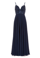 Abendkleid mit Schnür-Oberteil aus Paillette