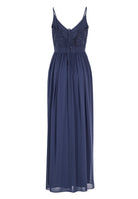 Abendkleid aus Spitze-Chiffon-Mix