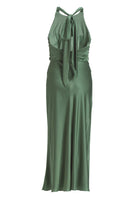 Midikleid aus Satin mit Rückenausschnitt