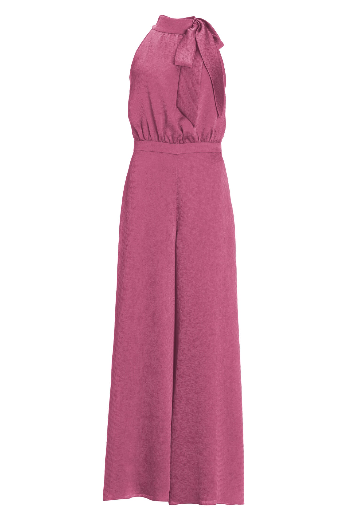 Jumpsuit mit Schluppe aus Satin