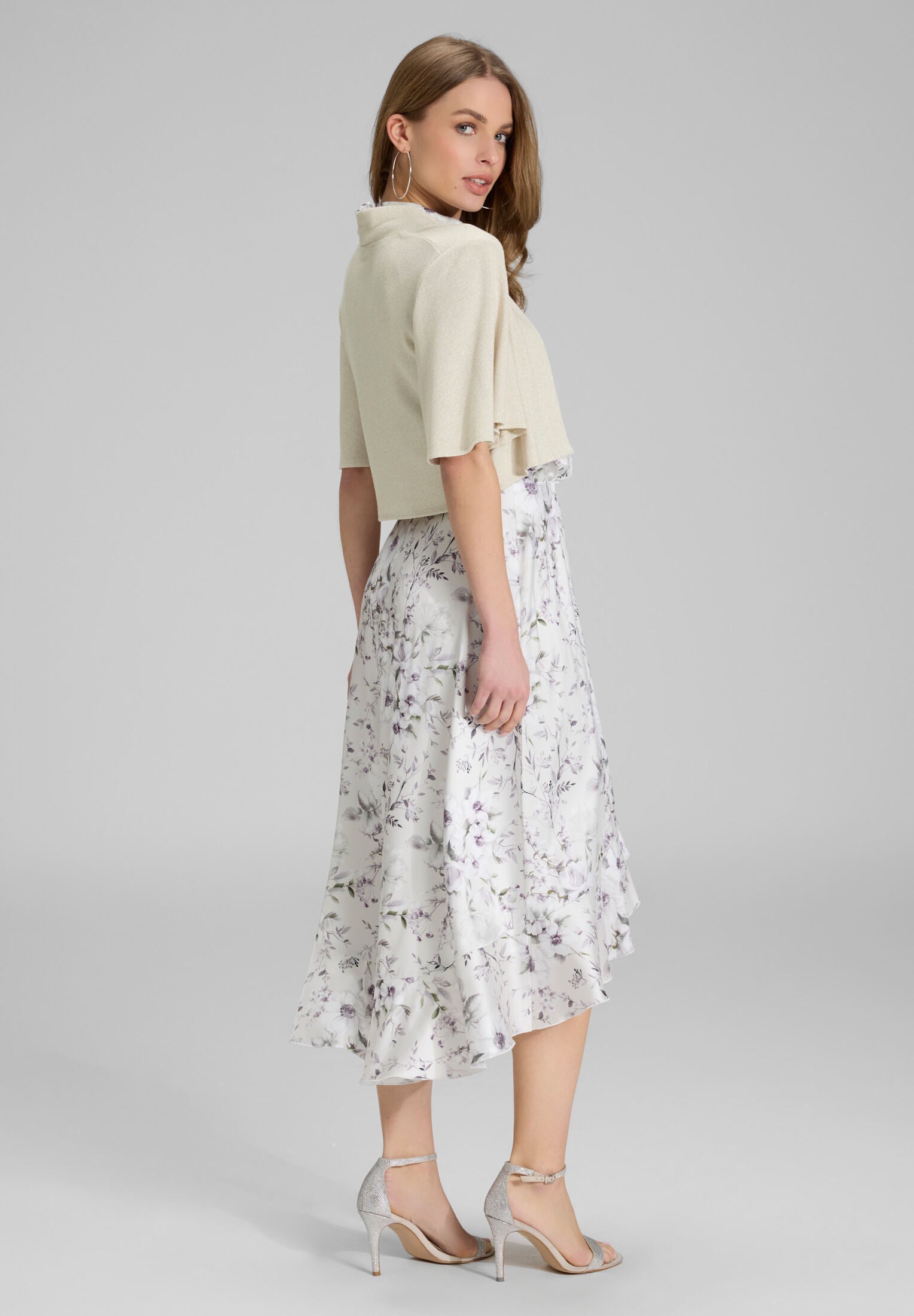 Jersey Bolero mit weiten Ärmeln