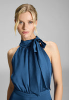 Jumpsuit mit Schluppe aus Satin