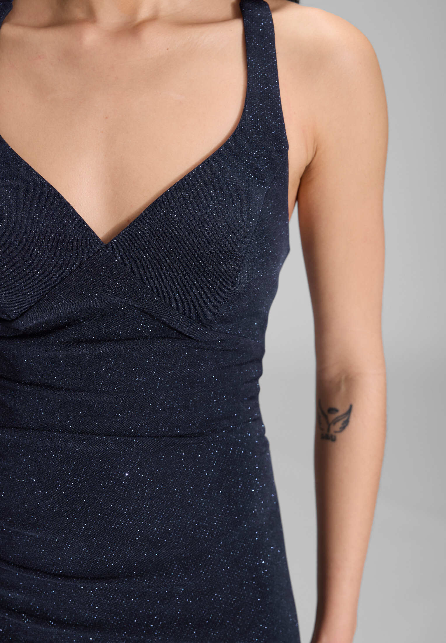 Bodycon-Kleid mit Schimmereffekt