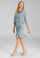 Taillierte Jacke aus Jersey Crêpe