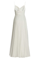 Chiffonkleid mit Plisseerock