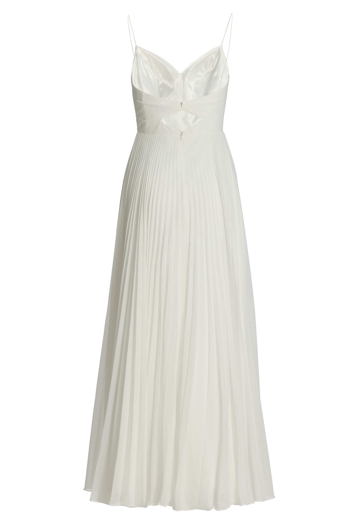 Chiffonkleid mit Plisseerock