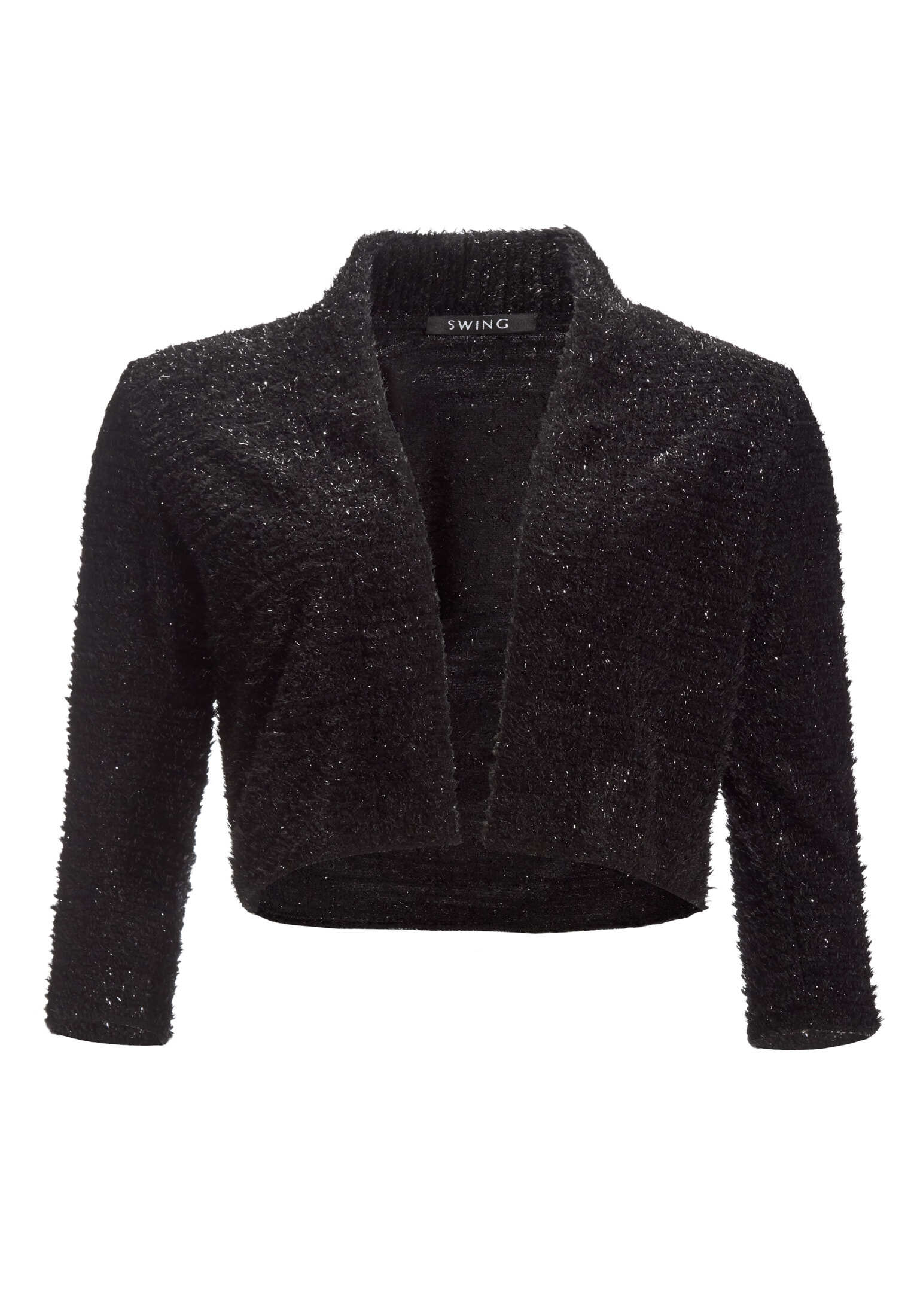 Bolero Jacke in Chenille Optik