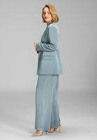 Doppelreihiger Blazer aus Satin