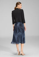 Taillierte Jacke aus Jersey Crêpe