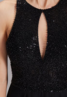 Abendkleid mit Stickerei und Cut-Out Detail