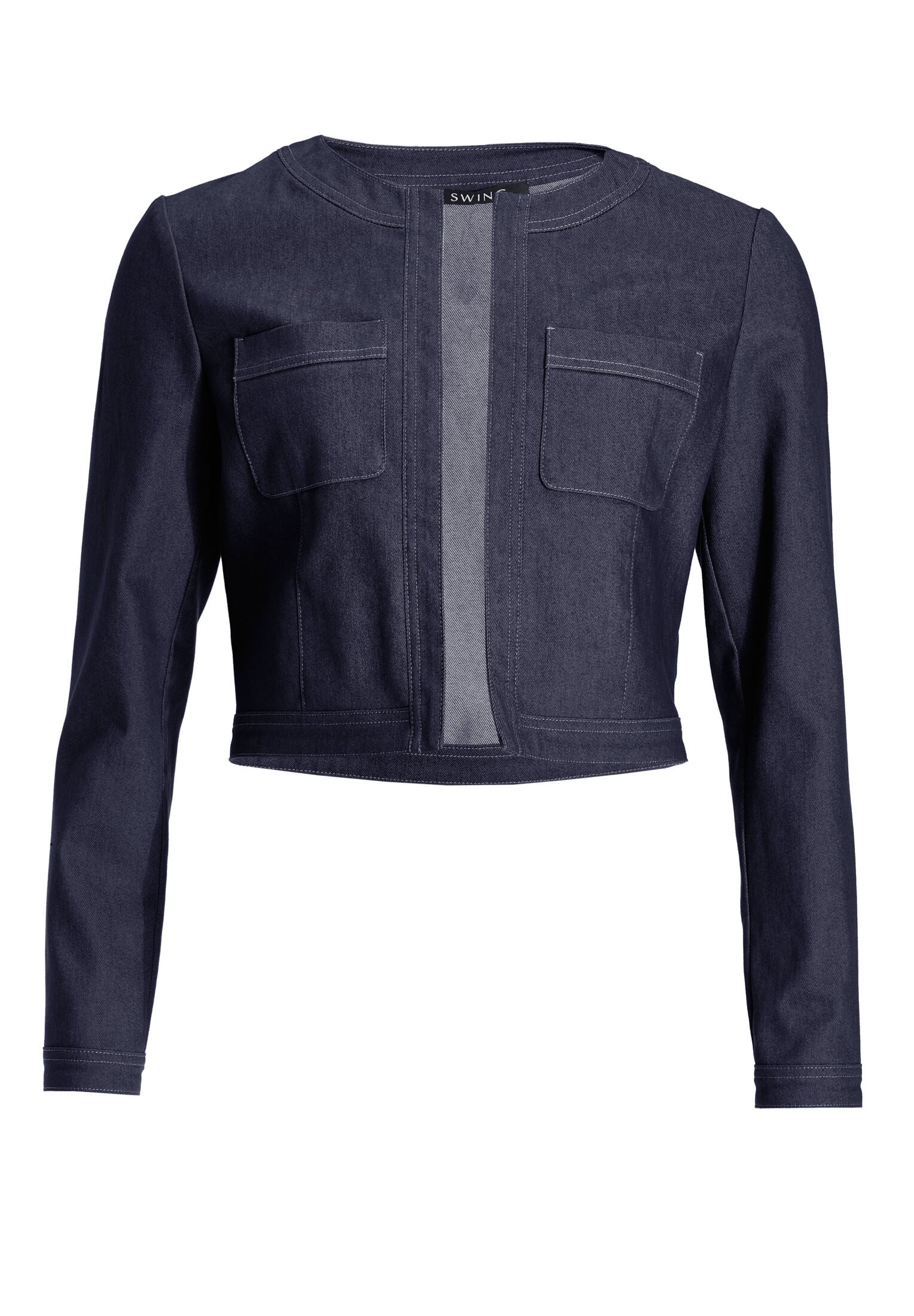 Jacke aus Stretch Denim