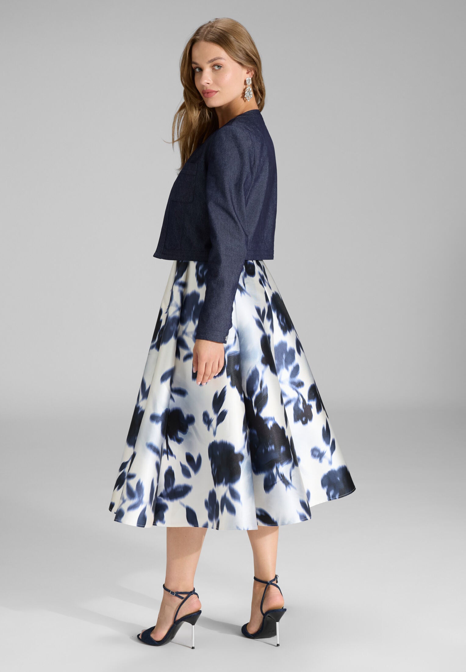 Jacke aus Stretch Denim