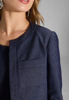 Jacke aus Stretch Denim