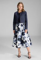 Jacke aus Stretch Denim navy