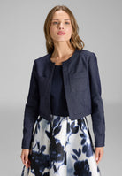 Jacke aus Stretch Denim