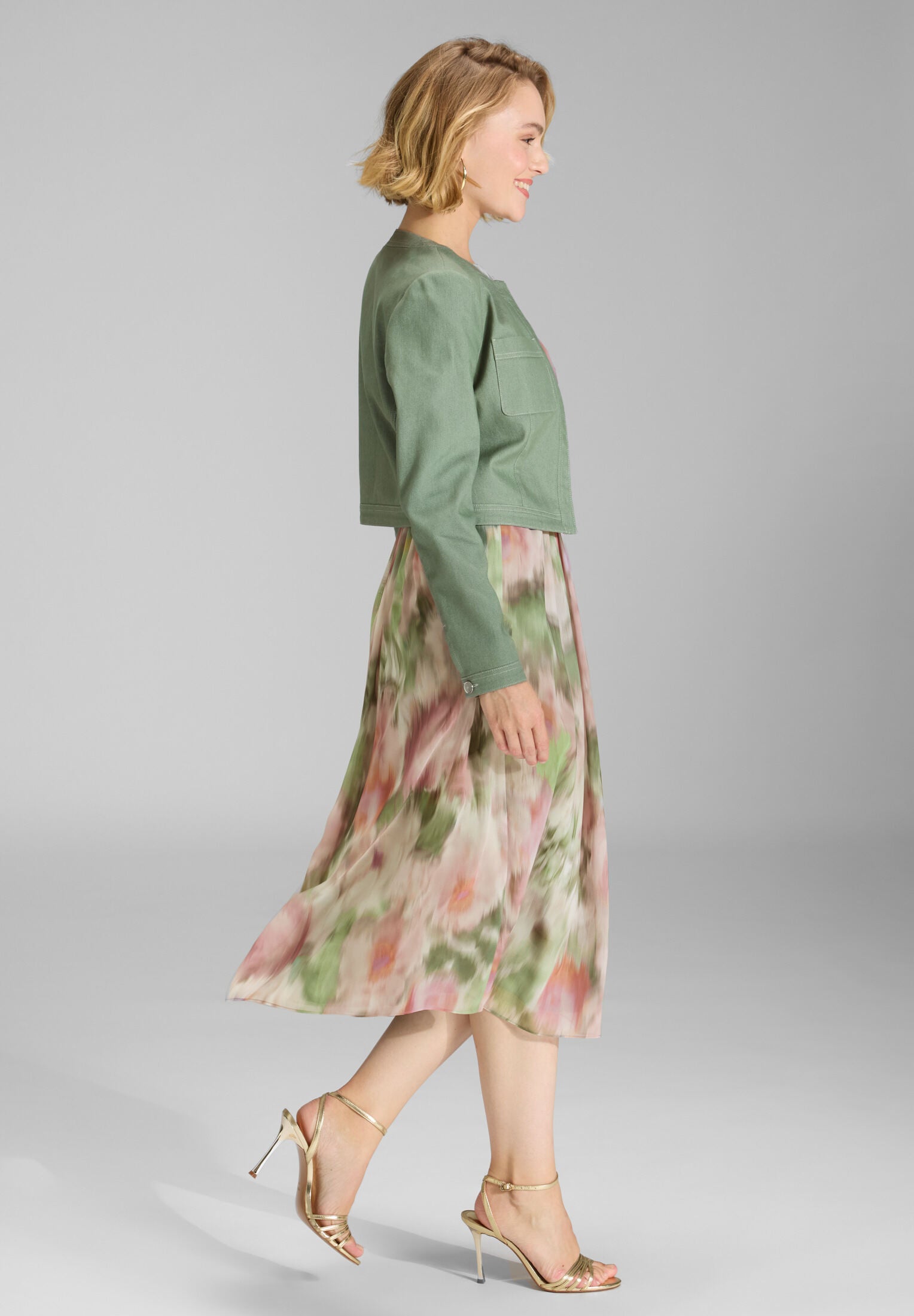 Jacke aus Stretch Denim