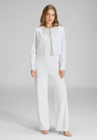 Jacke aus Stretch Denim ivory