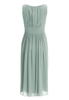 Chiffonkleid mit Taillenpasse