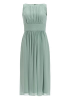 Chiffonkleid mit Taillenpasse